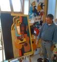 Painter Russ Warren studio visit